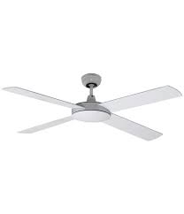 Martec Lifestyle 52 Ceiling Fan No Light White Dls134w Mases Lighting