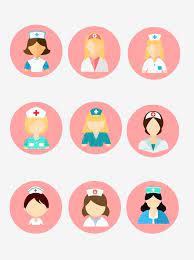 International Nurse Day Hand Drawn Nurse Icon Element Png And Psd Nurse Drawing Nurse Art Nurses Day