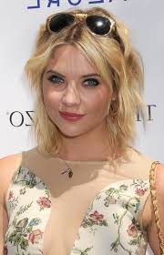 Ashley benson side updo hair. Summer Makeover Cut Color Short Choppy Messy Hairstyle For Women Ashley Benson Hairstyle Hairstyles Weekly