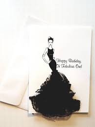Birthday Card For Her Fabulous Birthday Card Fashion Fabulous Birthday Birthday Card Template Happy Birthday Cards