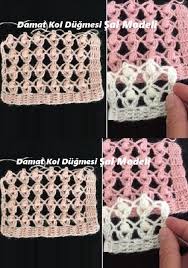 Damat Kol Dugmesi Sal Modeli Crochet Designs Diy Crafts Knitting Diy Crafts Dress