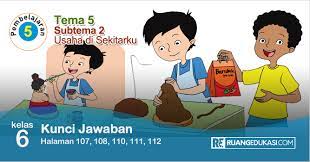 Lengkap Kunci Jawaban Buku Tematik Tema 5 Kelas 6 Wirausaha Kurikulum 2013 Revisi Sekolah Dasar Buku Buku Pelajaran
