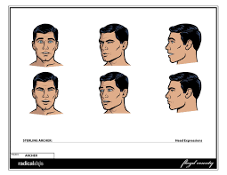 The show has cast aside any illusion of being set in a specific year in favor of going with 'whatever looks cool' in its design. 7 Character Sheets Ideas Character Character Design Sterling Archer