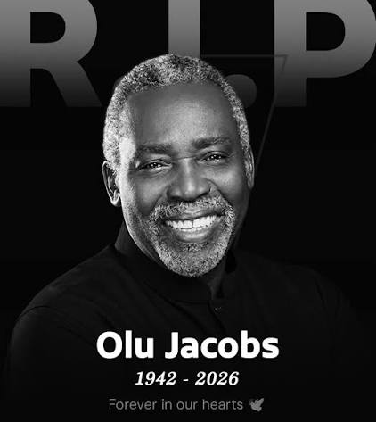 A LEGEND HAS PASSED Uncle Olu Jacobs ❤️🙏🏾❤️ Today, we mourn the passing  of one of the true giants of African cinema, theatre and television. Uncle  Olu was more than an extraordinary