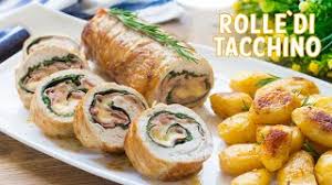 Il rotolo di tacchino ripieno al forno è un secondo piatto ricco e molto gustoso, ideale per i giorni d il rotolo di tacchino farcito con frittata, spinaci e prosciutto cotto è una ricetta che piace a tutta la. Rolle Di Tacchino Ripieno Al Forno Ricetta Facile Rotolo Di Tacchino 55winston55 Youtube