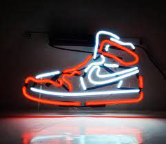 Handmade Glass Tube Neon Light Sign Real Neon Tube Sneakeres Etsy Neon Signs Sneaker Neon Sign Neon Lighting