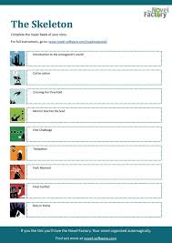 Story Skeleton Worksheet A Free Downloadable Printable Pdf To Help With The Planning Of The Structure Of Writing Worksheets Book Writing Tips Writing A Book