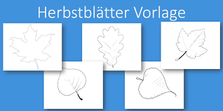 Putzen sie alle äußeren blätter bis auf das herz mit einem scharfen messer oder einer gartenschere aus. Herbstblatter Vorlage Ideal Zum Ausmalen Und Basteln Vorla Ch