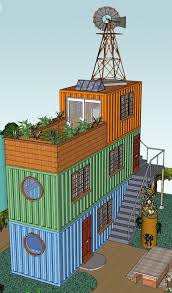 Shipping Container I Could Totally See Living On The Bottom Kids On Middle Floor And Adul Plans Maison Container Plans De Maison Conteneur Maison Container