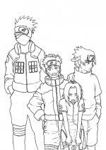 Desene de colorat din naruto. Desene De Colorat Naruto Planse Si Imagini De Colorat