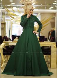 Acelya Abiye Zumrut Minel Ask Aksamustu Giysileri Musluman Elbisesi The Dress
