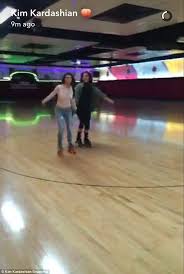Kourtney Kardashian and Scott Disick take Mason and Penelope roller skating  with Kim