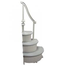 Above Ground Curved Pool Steps The Pool Supplies Superstore Pool Supplies Superstore