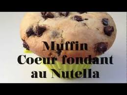 Recette Rapide Et Delicieuse Le Muffin Coeur Fondant Nutella Histoires Du Net