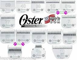 Details About Genuine Oster Cryogenx A5 Clipper Blade 16 Sizes Fit A6 Many Andis Wahl Clippers