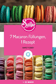 Sieben Macaron Fullungen Im Regenbogen Style Rezept In 2020 Macaron Fullung Macarons Rezept Und Macarons Backen