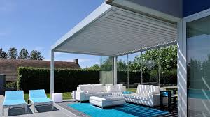 Glasschiebeturen Fur Die Sonnenschutz Pergola B 200 Xl Terassenideen Gartendekoration Lamellendach