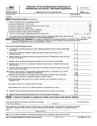 It means that if at the time the settlement was completed, if your liabilites (all as you can see from the assets vs. Fillable Online Cpawilmingtonnc Form 982 Example Cpawilmingtonnc Fax Email Print Pdffiller