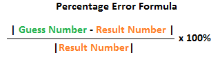 Check spelling or type a new query. How To Calculate Percentage Error Study Com