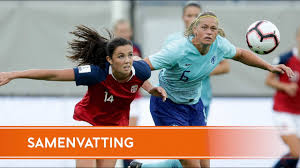 Nederland speelt in groep f. Video Samenvatting Noorwegen Oranjeleeuwinnen Vrouwenvoetbalnieuws Nl