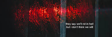 About post headings or captions can be really pretty when added into your aesthetic posts! Black And Red Aesthetic Header