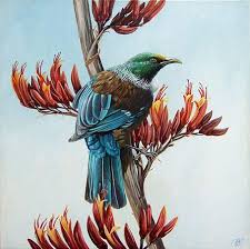 Craig Platt Nz Wildlife Artist New Zealand Birds Artist Auckland Illustrator Nz Birdlife Kingfisher Tui Oil Paintin Bird Artists Wildlife Artists Bird Art
