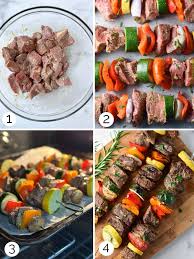 Beef Kabobs in the Oven - The Dizzy Cook