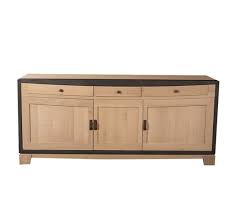 Étapes de fabrication d'un buffet en chêne, meuble de rangement idéal. Buffet 3 Portes En Chene 202x51 Cm 100 Fabrication Francaise Buffet But