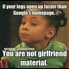 Not Girlfriend Material Funny Quotes Humor Bones Funny
