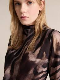 MANGO Martina Zebra Print Mini Dress