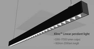 Modern Linear Light Fixture Linear Led Pendant Light Kinglumi