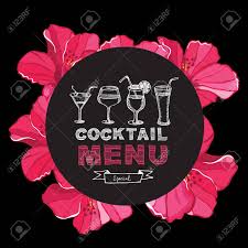 Cocktail Bar Menu, Template Design. Royalty Free Cliparts, Vectors ...