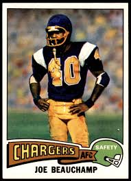 Amazon.com: 1975 Topps # 124 Joe Beauchamp San Diego Chargers (Football  Card) NM/MT Chargers Iowa St : Collectibles & Fine Art