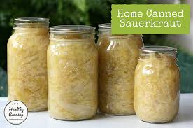 Home Canned Sauerkraut Healthy Canning