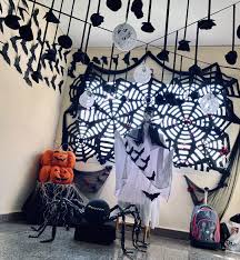 Halloween School Corner Handmade Decorations Halloween Crafts Halloween Decorations