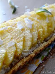 Tarte A L Ananas A La Creme De Banane Et Noix De Coco Battle Food 19 Epices Moi Creme De Banane Tarte Ananas Noix De Coco