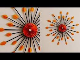 Newspaper Craft Wall Hanging Idea Paper Wall Decor Diy Room Decor Newspaper Crafts Paper Decorations Diy Diy Paper Crafts Decoration