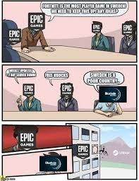 Find the newest epic games meme. A Day In Epic Games Office Album On Imgur