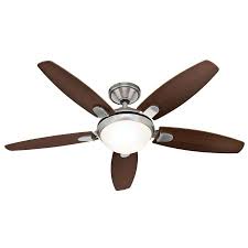 Hunter Contempo Brushed Nickel Ceiling Fan Ceiling Fan Ceiling Fan With Remote