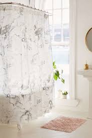 Black White Marble Shower Curtain White Marble Shower Marble Showers Trendy Shower Curtain