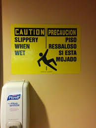 Dont Know If Its Saying Be Careful On Wet Floors Or Careful While Wet Pole Dancing Lol Wet Floor Wet Pole Dancing
