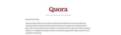 While turkey hit the headlines last week with a ban on paying for items with cryptocurrency, the government of india appears to be moving towards outlawing cryptocurrency completely. Quora Hacked What Happened What Data Was Stolen And What Do 100 Million Users Need To Do Next