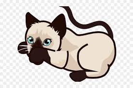 Siamese cat profile, 9b graphite pencil (super soft) on paper by robert a. Siamese Cat Clipart Siamese Twin Cartoon Siamese Cat Clip Art Png Download 3497168 Pikpng