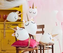 Bastelidee Einhorn Ballon Famigros