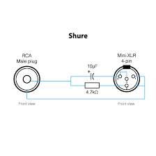 Need to make a new one? Catchbox Adapter Kabel Fur Shure 4 Pin Mini Xlr