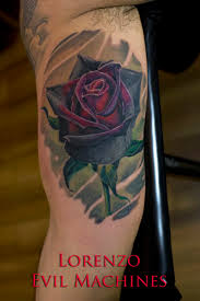 La rosa nera dance academy. Rosa Nera Lorenzo Evil Machines Roma By Evil Machines Tattoo