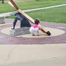 Little Girl Helps Jesus To Carry His Cross Children Praying Childlike Faith Jesus