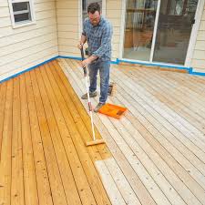 Prepping and staining and old deck with behr premium solid stain waterproofing stain and sealant. How To Apply Behr Quick Dry Oil Base Wood Finish Family Handyman