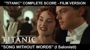 James horner first wrote the musical backing as part of the score, taking inspiration from jethro tull. Titanic Complete Score Film Version Titanic Song Without Words I Salonisti Titanic Song Without Words I Salonisti Youtube Titanic Meme On Me Me