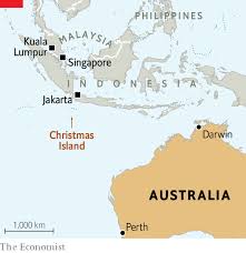 Christmas island map by googlemaps engine: The Grim History Of Christmas Island The Economist